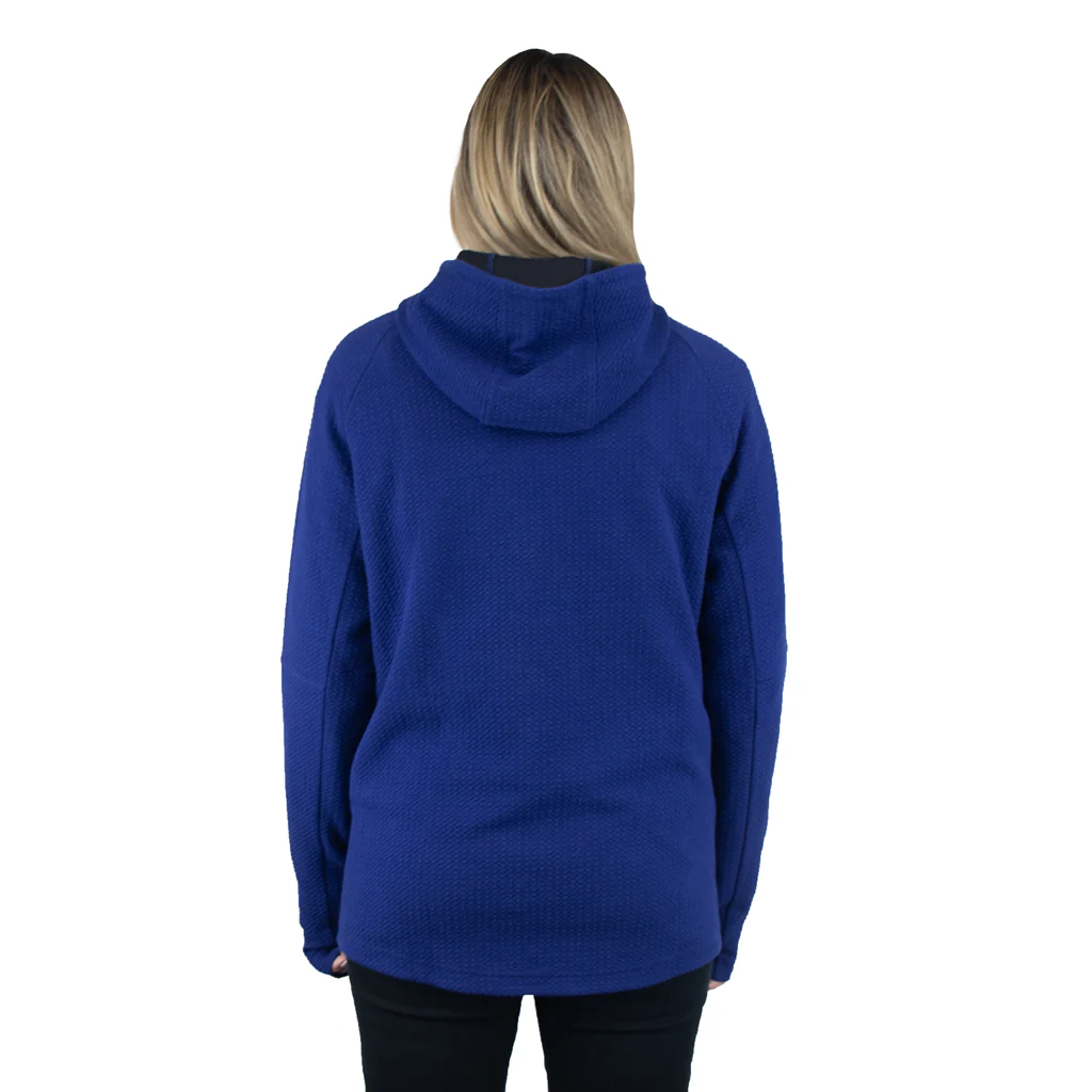 48-Hour Zusa Unisex Cobalt Afton Textured Hoodie - Image 4
