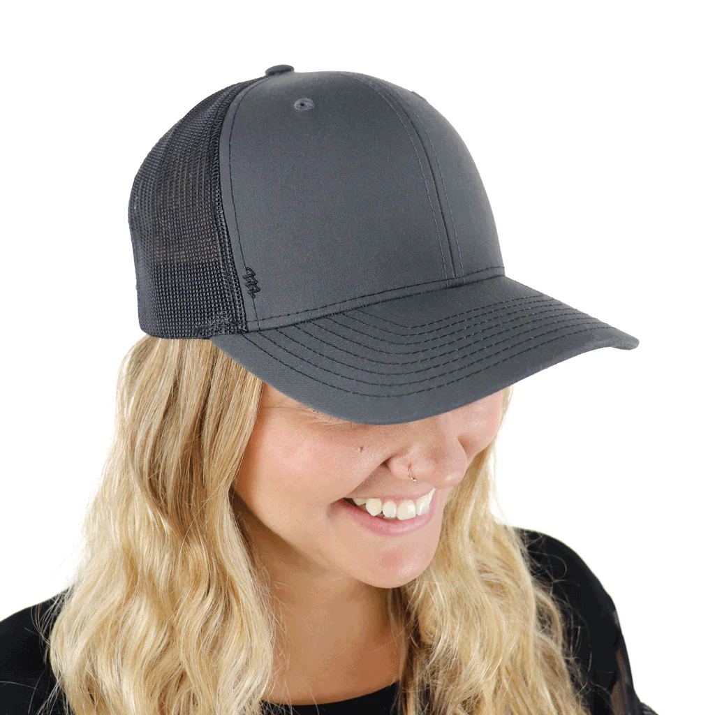 48-Hour Zusa Black/White Open Road Trucker Cap - Image 6