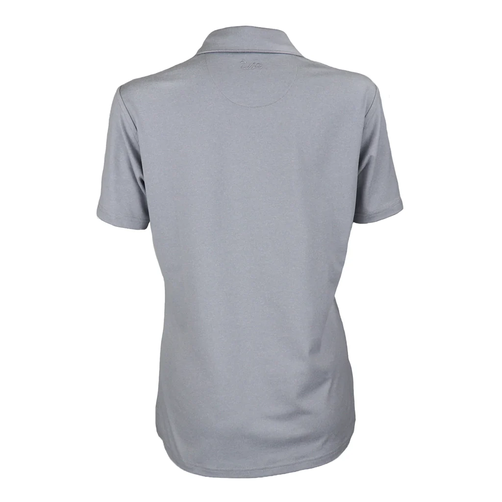 48-Hour Zusa Women's Cloud Grey Heather Itasca Polo - Image 2