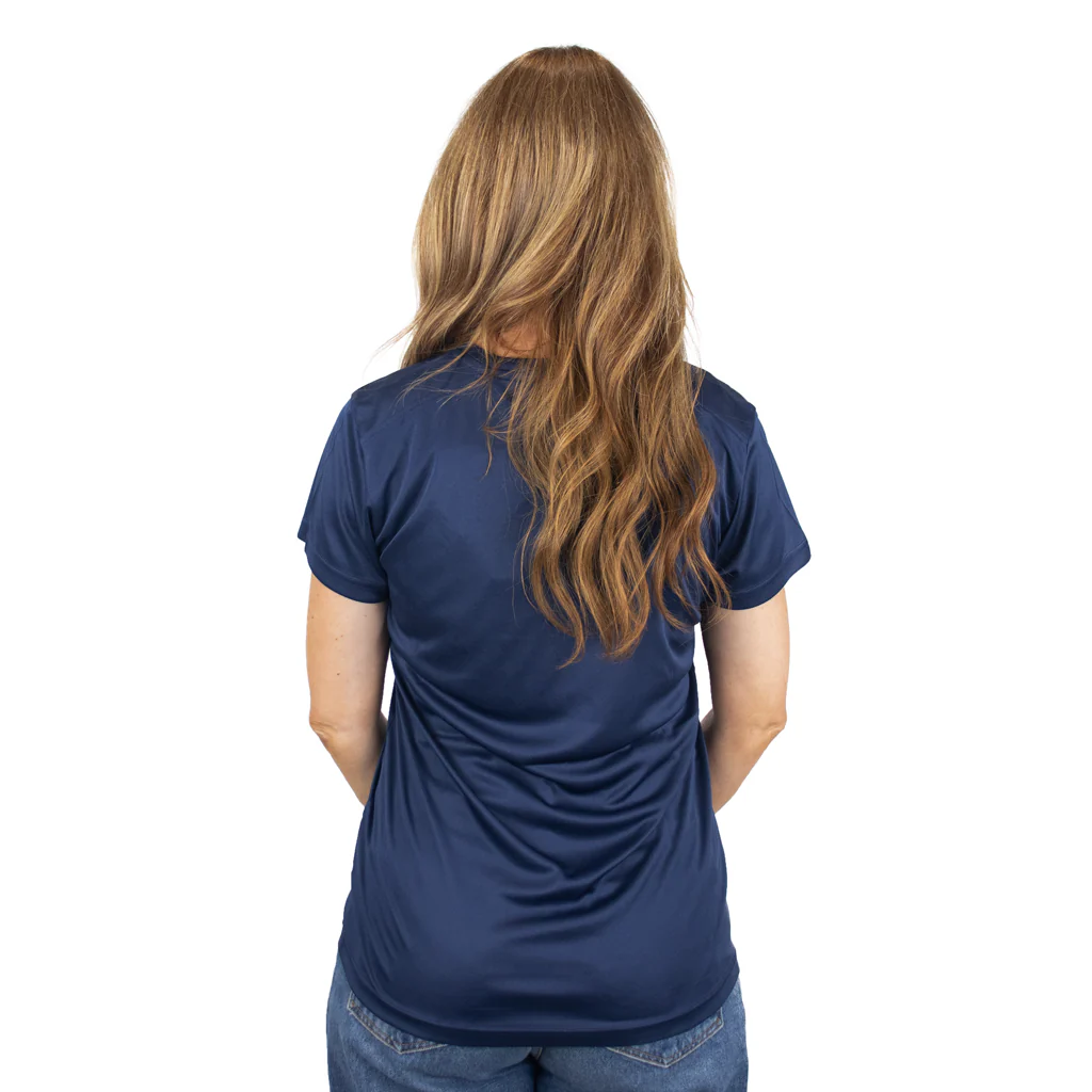 Zusa Women's Navy Blue Breezy Tee 2.0 - Image 4