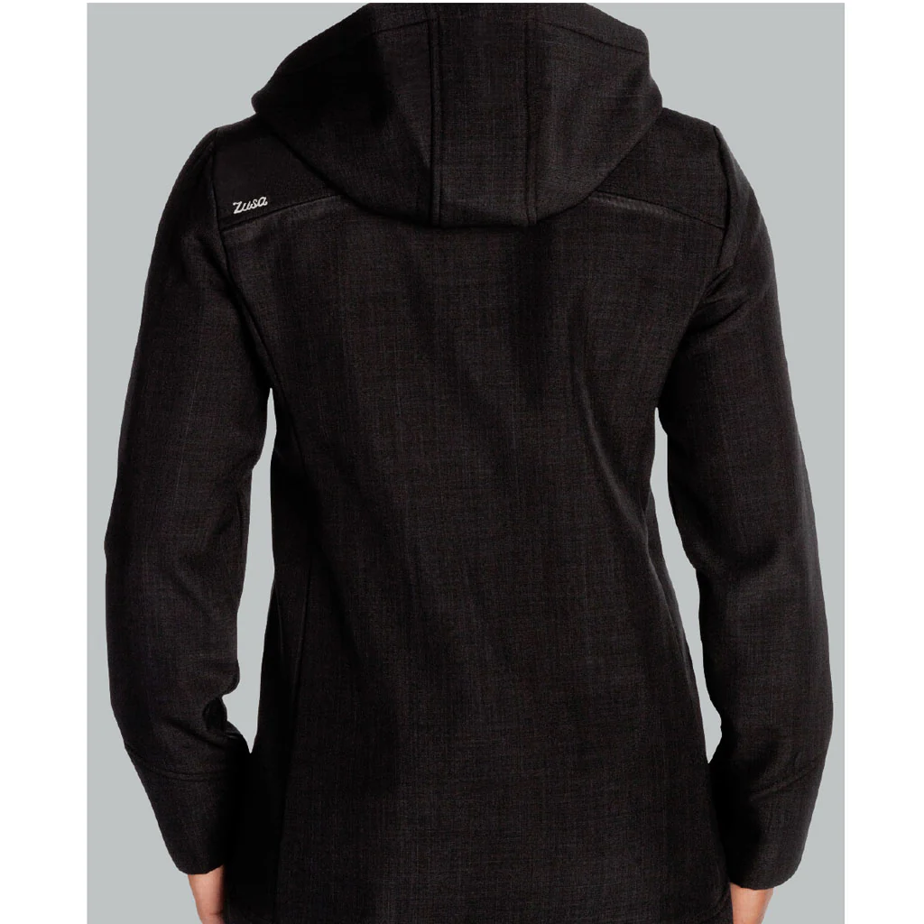 48-Hour Zusa Women's Black Cross-Hatch Wanderlust Traveler Jacket - Image 4