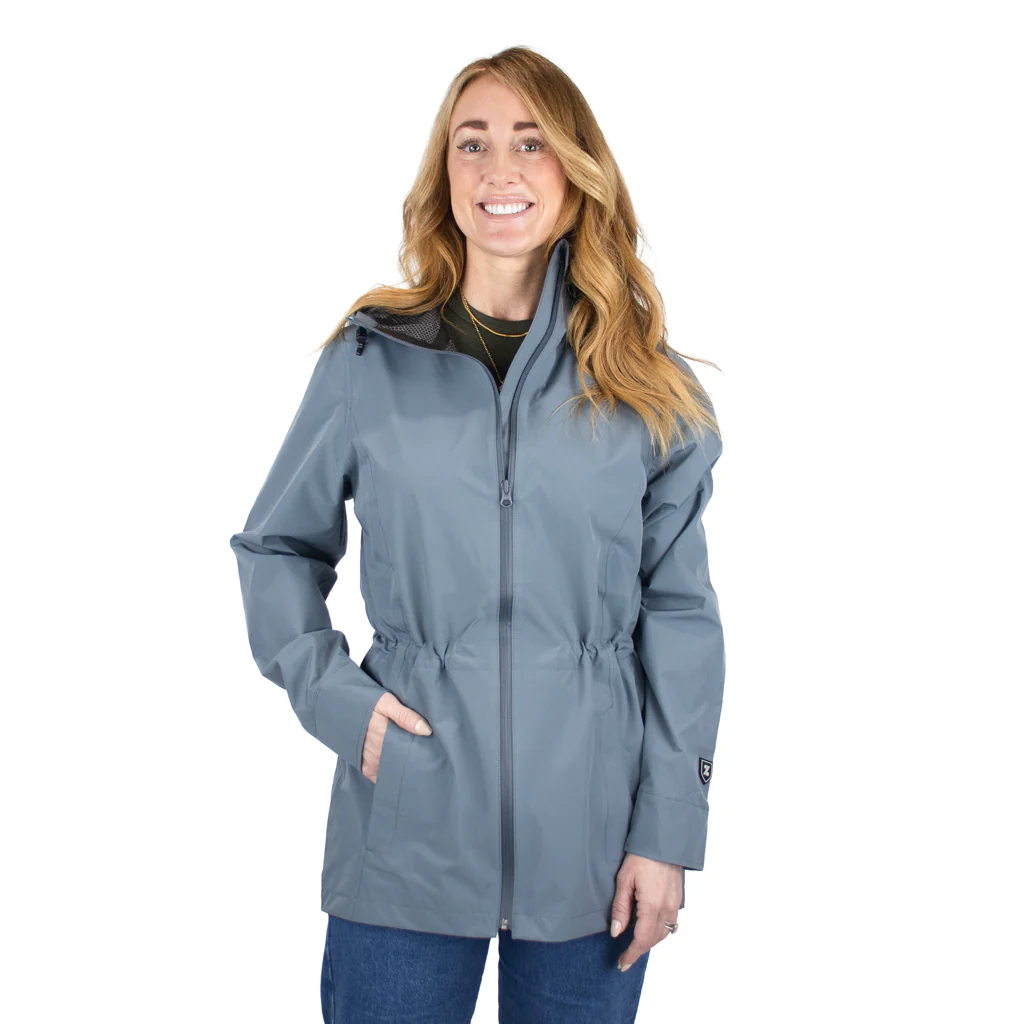 Zusa Women's Charcoal North Shore Rain Jacket - Image 4